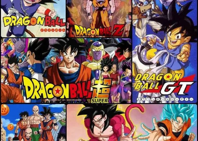 Dragón Ball, Z, GT, Z Kai, Super, Heroes, Peliculas, Manga y Especiales