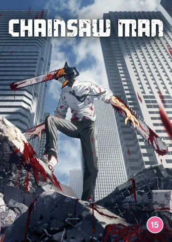 Poster de Chainsaw Man en español latino HD serie completa y película